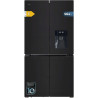 Cecotec Réfrigérateur Américain 4 Portes en Verre de 563 L Bolero CoolMarket 4D 564 Glass E. 183 cm Hauteur, 91 cm Largeur, Dist