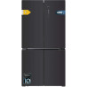 Cecotec American Refrigerator 4 Glass Doors 490 L Bolero CoolMarket 4D 490 Glass E. 183 cm High, 91 cm Wide, Low Power Consumpti