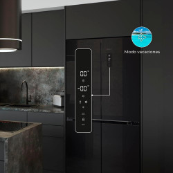 Cecotec American Refrigerator 4 Glass Doors 490 L Bolero CoolMarket 4D 490 Glass E. 183 cm High, 91 cm Wide, Low Power Consumpti