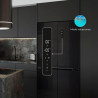 Cecotec American Refrigerator 4 Glass Doors 490 L Bolero CoolMarket 4D 490 Glass E. 183 cm High, 91 cm Wide, Low Power Consumpti