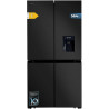 Cecotec Réfrigérateur Américain 4 Portes Dark de 564 L Bolero CoolMarket 4D 564 Dark E. 183 cm de Hauteur, 91 cm de Largeur, Dis