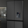 Cecotec Réfrigérateur Américain 4 Portes Dark de 564 L Bolero CoolMarket 4D 564 Dark E. 183 cm de Hauteur, 91 cm de Largeur, Dis
