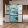 Cecotec American Refrigerator 4 Doors Stainless Steel 490 L CoolMarket 4D 490 Inox E. 183 cm High, 91 cm Wide, Low Power, Invert