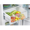 Candy CCT3L517EW Réfrigérateur combiné - Pose libre, Hauteur : 1,77 m, 260L, 2 portes réversibles, Low Frost, LED, 39 dB, Blanc,