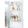 Candy CCT3L517EW Réfrigérateur combiné - Pose libre, Hauteur : 1,77 m, 260L, 2 portes réversibles, Low Frost, LED, 39 dB, Blanc,