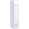 Générique Armoire à Boissons Extra Slim 208L Noire – LED – +0/+10°C – 1 Porte – Canopy – Vitrine Réfrigérée