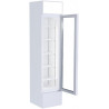 Générique Armoire à Boissons Extra Slim 208L Noire – LED – +0/+10°C – 1 Porte – Canopy – Vitrine Réfrigérée