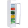 Générique Armoire à Boissons Extra Slim 208L Noire – LED – +0/+10°C – 1 Porte – Canopy – Vitrine Réfrigérée