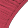 Amazon Basics Drap Housse, 160 x 200 x 30 cm, en Polyester Microfibre pour Matelas Épais jusqu'à 30 cm, Bordeaux