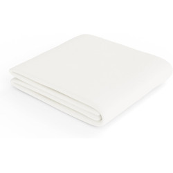 Amazon Basics Drap Housse, 180 x 200 x 30 cm, en Polyester Microfibre pour Matelas Épais jusqu'à 30 cm, Crème