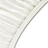 Amazon Basics Drap Housse, 180 x 200 x 30 cm, en Polyester Microfibre pour Matelas Épais jusqu'à 30 cm, Crème