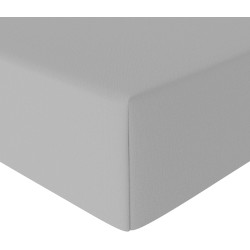Amazon Basics Drap Housse, 140 x 200 x 30 cm, en Polyester Microfibre pour Matelas Épais jusqu'à 30 cm, Gris Clair