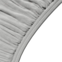 Amazon Basics Drap Housse, 140 x 200 x 30 cm, en Polyester Microfibre pour Matelas Épais jusqu'à 30 cm, Gris Clair