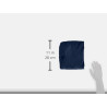 Amazon Basics Drap-Housse en Microfibre Bleu Marine 90 x 200 x 30 cm (Lot de 2)