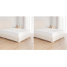 Amazon Basics Drap Housse, 160 x 200 x 30 cm, en Polyester Microfibre pour Matelas Épais jusqu'à 30 cm, Blanc (Lot de 2)