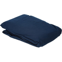 Amazon Basics Drap-housse en microfibre Bleu marine 90 x 200 x 30 cm