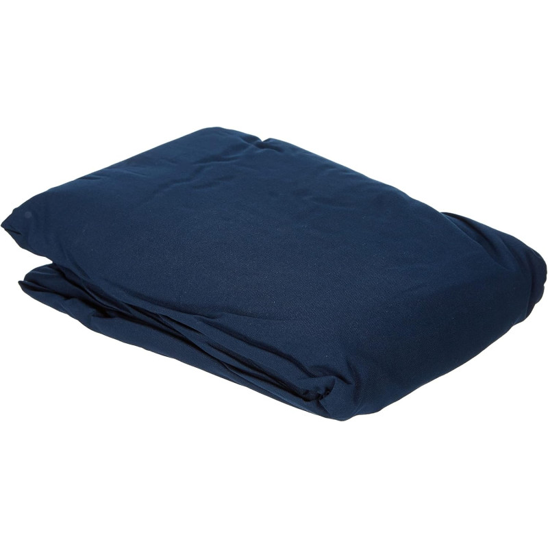 Amazon Basics Drap-housse en microfibre Bleu marine 90 x 200 x 30 cm