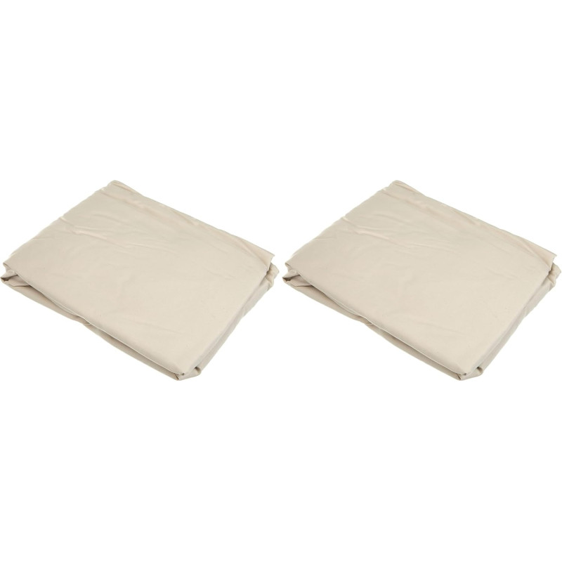 Amazon basics drap-housse en microfibre beige 90 x 200 x 30 cm (lot de 2)