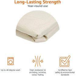 Amazon basics drap-housse en microfibre beige 90 x 200 x 30 cm (lot de 2)