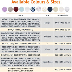 Amazon Basics Drap Housse, 150 x 200 x 30 cm, en Polyester Microfibre pour Matelas Épais jusqu'à 30 cm, Bleu Marine