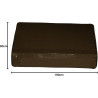 Amazon Basics Drap Housse, 90 x 190 x 30 cm, en Polyester Microfibre pour Matelas Épais jusqu'à 30 cm, Blanc