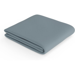 Amazon Basics Drap Housse, 90 x 190 x 30 cm, en Polyester Microfibre pour Matelas Épais jusqu'à 30 cm, Bleu Spa