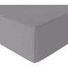 Amazon Basics Drap Housse, 90 x 190 x 30 cm, en Polyester Microfibre pour Matelas Épais jusqu'à 30 cm, Gris Foncé