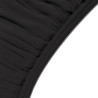 Amazon Basics Drap Housse, 90 x 190 x 30 cm, en Polyester Microfibre pour Matelas Épais jusqu'à 30 cm, Noir
