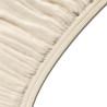 Amazon basics drap housse, 140 x 200 x 30 cm, en polyester microfibre pour matelas épais jusqu'à 30 cm, beige