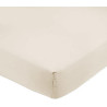 Amazon basics drap-housse en microfibre beige 150 x 200 x 30 cm