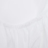 Amazon Basics Drap Housse, 150 x 200 x 30 cm, en Polyester Microfibre pour Matelas Épais jusqu'à 30 cm, Blanc