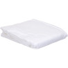 Amazon Basics Drap Housse, 150 x 200 x 30 cm, en Polyester Microfibre pour Matelas Épais jusqu'à 30 cm, Blanc