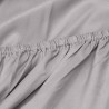 Amazon Basics Drap Housse, 90 x 200 x 30 cm, en Polyester Microfibre pour Matelas Épais jusqu'à 30 cm, Gris Foncé