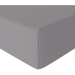 Amazon Basics Drap Housse, 140 x 200 x 30 cm, en Polyester Microfibre pour Matelas Épais jusqu'à 30 cm, Gris Foncé