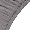 Amazon Basics Drap Housse, 140 x 200 x 30 cm, en Polyester Microfibre pour Matelas Épais jusqu'à 30 cm, Gris Foncé