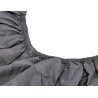 Amazon Basics Drap Housse, 180 x 200 x 30 cm, en Polyester Microfibre pour Matelas Épais jusqu'à 30 cm, Gris Foncé
