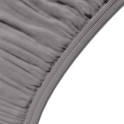 Amazon Basics Drap Housse, 200 x 200 x 30 cm, en Polyester Microfibre pour Matelas Épais jusqu'à 30 cm, Gris Foncé