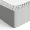 Amazon Basics Drap Housse, 200 x 200 x 30 cm, en Polyester Microfibre pour Matelas Épais jusqu'à 30 cm, Gris Clair