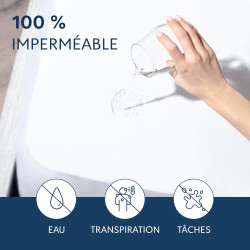 Dreamzie - Alese 60x120 Lit Bebe - Imperméable et Résistant - Protege Matelas 60x120 Lit Bebe - Protection Optimale et Respirant