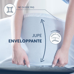 Dreamzie - Protege Matelas 80x200 cm - Imperméable et Résistant - Alese 80x200 cm - Protection Optimale et Respirante