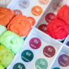 Gründl Laine Cotton Quick uni valise de 70 couleurs avec instructions - laine fine pour crocheter - fil à tricoter - doux pour l