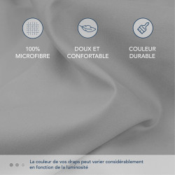 Dreamzie Drap Housse 120x200 Bonnet 35 cm pour Matelas Épais - 100% Microfibre - Anthracite, Certifié sans Produits Chimiques (O