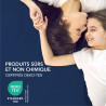 Dreamzie Drap Housse 80x190/200 Bonnet 35 cm pour Matelas Épais - 100% Microfibre - Bleu Foncé, Certifié sans Produits Chimiques