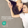Dreamzie Drap Housse 120x200 Bonnet 35 cm pour Matelas Épais - 100% Microfibre - Lin, Certifié sans Produits Chimiques (Oeko TEX