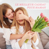 Cadeau Fete des Meres, Cadeau Anniversaire Maman, Acrylique Heart Type Décoration Cadeau pour Maman, Cadeaux de Fête des Mères e