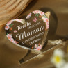 Cadeau Fete des Meres, Cadeau Anniversaire Maman, Acrylique Heart Type Décoration Cadeau pour Maman, Cadeaux de Fête des Mères e
