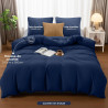 Utopia Bedding Housse de Couette 240x260 cm avec 2 Taies d'oreiller 65x65 cm (Marine) - Parure de Lit 240 x 260 cm - Ensembles d