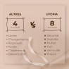 Utopia bedding housse de couette 240x260 cm avec 2 taies d'oreiller 65x65 cm (beige) - parure de lit 240 x 260 cm - ensembles de