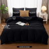Utopia Bedding Housse de Couette 240x260 cm avec 2 Taies d'oreiller 65x65 cm (Noir) - Parure de Lit 240 x 260 cm - Ensembles de 