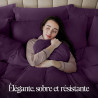 Utopia Bedding Housse de Couette 240 x 260 cm avec 2 Taies d'oreiller 65x65 cm (Pourpre)- Parure de Lit 240 x 260 cm - Ensembles